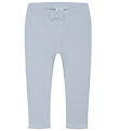 Hust and Claire Leggings - Rib - Le - Blue Flax m. Sløjfe