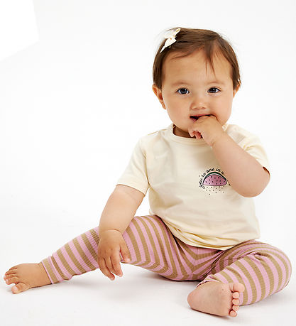 The New Siblings Leggings - Rib - TnsFro - Pink Nectar