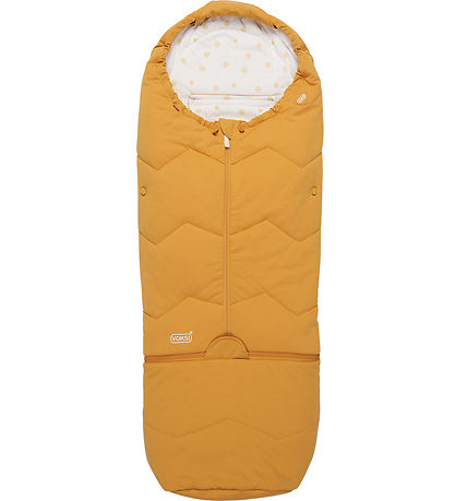 Voksi kørepose - Sky Light - 88/113 cm - Golden Yellow