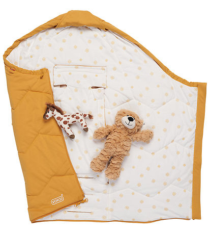 Voksi kørepose - Sky Light - 88/113 cm - Golden Yellow