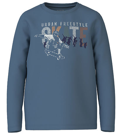 Name It T-shirt - 2-pak - NkmVictor - Coronet Blue/Jet Stream