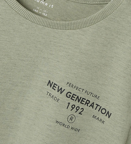 Name It T-shirt - NkmKendjo - Seagrass m. Print