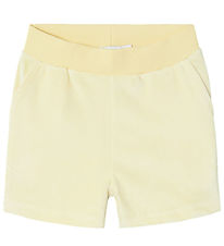 Name It Shorts - Velour - NkfDebbie - Pastel Yellow