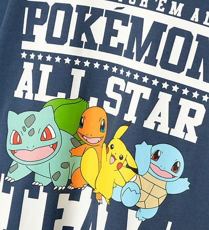 Name It T-shirt - Noos - NkmJust Pokemon - Dark Denim