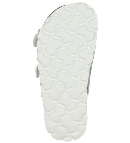Superfit Sandaler - Fussbettpantoffel - Grøn m. Print