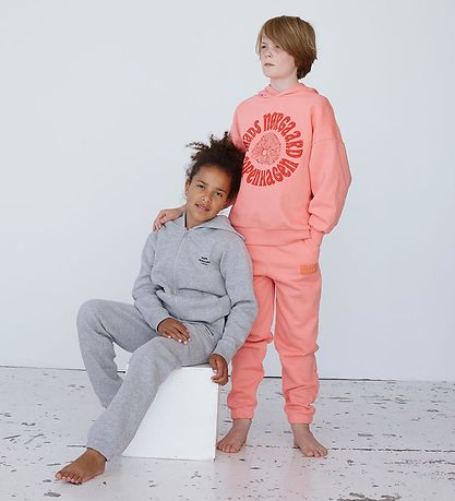 Mads Nørgaard Sweatpants -  Standard Pello - Grey Melange