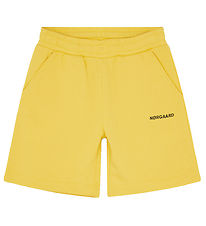 Mads Nørgaard Sweatshorts - Organic Porsulano - Lemon Zest
