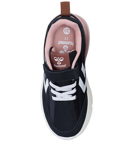 Hummel Sko m. Lys - Daylight - Sort/Pink