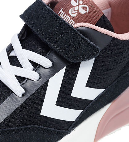 Hummel Sko m. Lys - Daylight - Sort/Pink