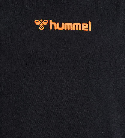 Hummel T-Shirt - hmlTex - Sort m. Print