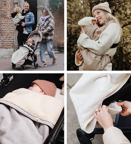 Cloby Teddy Tæppe - 95x75 cm - Off White