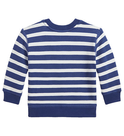 Polo Ralph Lauren Sweatshirt - Hemingway - Navy/Hvidstribet m. B