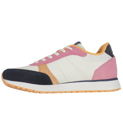 Woden Sko - Ronja - Navy/Papaya