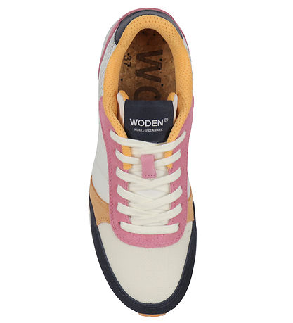 Woden Sko - Ronja - Navy/Papaya