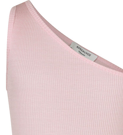 Rosemunde Top - One Shoulder - Rib - Lotus Pink