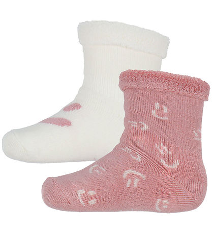 Molo Strømper - Bambus - 2-pak - Nodda - Flamingo Plume