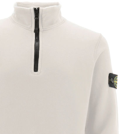 Stone Island Sweatshirt m. Lynlås - Plaster
