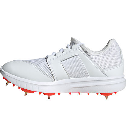 adidas Performance Cricketsko - Howzat Spike - Hvid/Orange