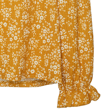 Vero Moda Girl Bluse - VmMaya - Golden Spice/Snow White