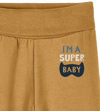Name It Sweatpants - NbmVonne - Narcissus/Im A Super Baby