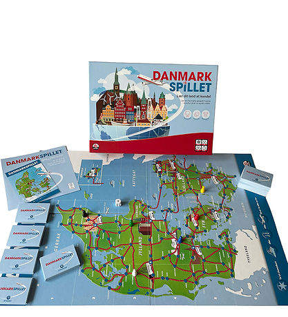 Danspil Brætspil - Danmarksspillet - Ny Udgave