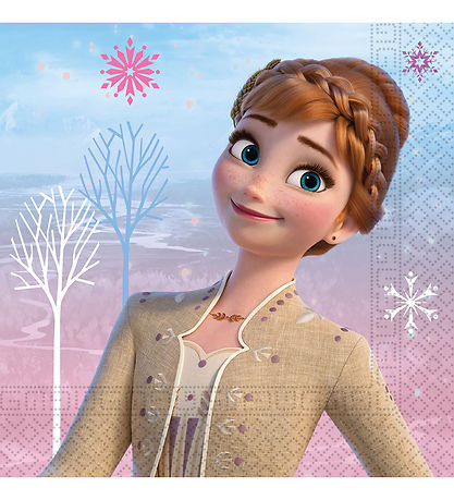 Decorata Party Servietter - 20-pak - 33x33 cm - Frozen II Wind S