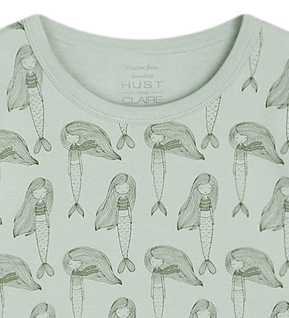 Hust and Claire T-shirt - Bambus - Asu - Dusty Jade