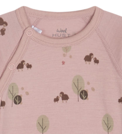 Hust and Claire Slå-om Body l/æ - Uld - Bia - Shade Rose