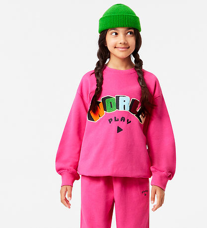 Molo Sweatshirt - Monti - Shocking Pink