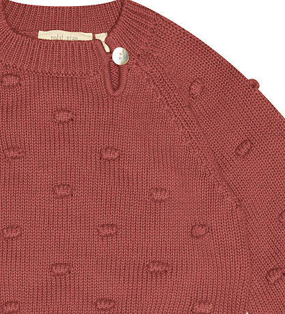 Petit Piao Bluse - Strik - Berry Dust