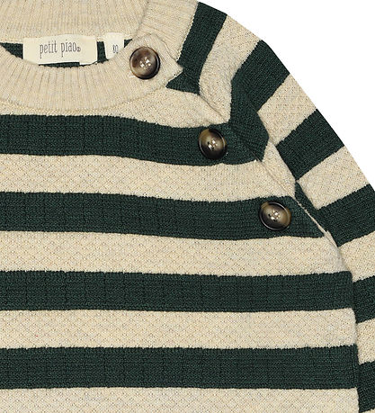 Petit Piao Bluse - Strik - Green