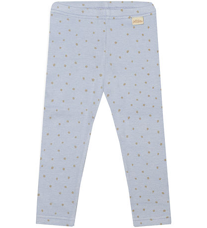 Petit Piao Leggings - Rib - Modal - Spring Blue