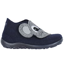 Superfit Slippers - Wool - Happy - Blue/Grey