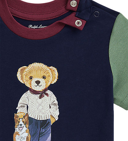 Polo Ralph Lauren T-shirt - Navy m. Bamse