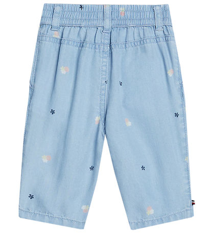 Tommy Hilfiger Jeans - Lyseblå m. Blomster