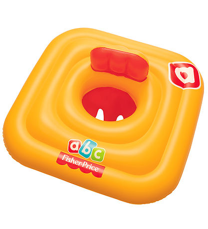 Bestway Babybadering - 76cm - Fisher Price - Orange/rød 