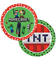 Decorata Party Paptallerkner - 8-pak - 23 cm - Minecraft