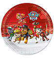 Decorata Party Paptallerkner - 8-pak - 23 cm - Paw Patrol Ready 