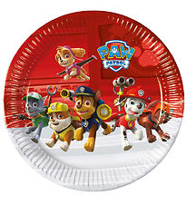 Decorata Party Paptallerkner - 8-pak - 23 cm - Paw Patrol Ready 