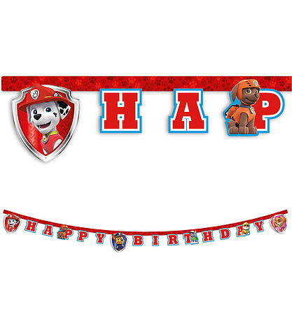 Decorata Party Happy Birthday Banner - Paw Patrol Ready For Acti