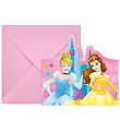 Decorata Party Invitationer - 6-pak - Princess Live Your Story