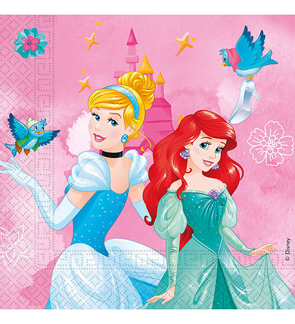 Decorata Party Servietter - 20-pak - 33x33 cm - Princess Live Yo
