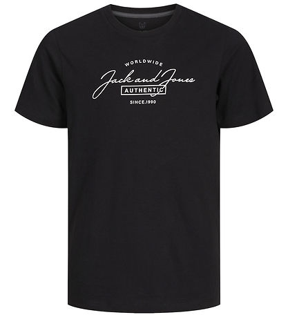 Jack & Jones T-shirt - JjFerris - Black/Big print