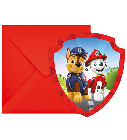 Decorata Party Invitationer - 6-pak - Paw Patrol Rescue Heroes