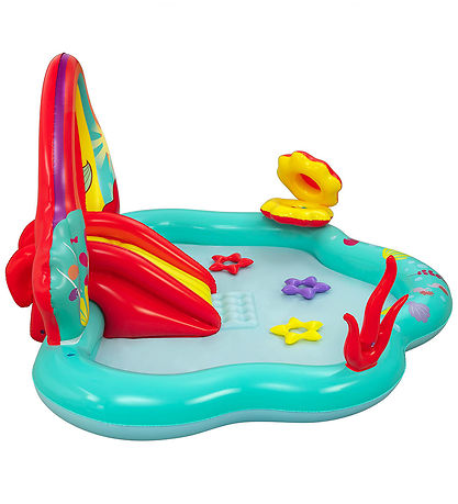 Bestway Legebassin - 221x193x117 cm - Disney - Den Lille Havfrue