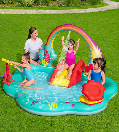 Bestway Legebassin - 221x193x117 cm - Disney - Den Lille Havfrue