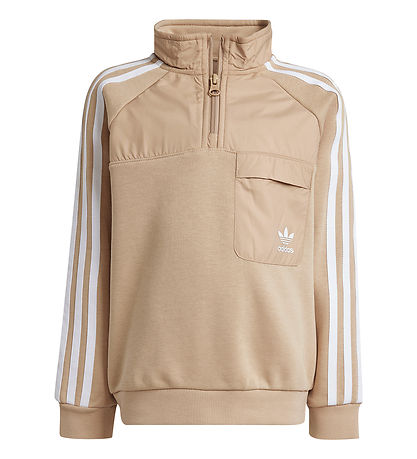 adidas Originals Træningssæt - Crew set HZ - Beige/Hvid