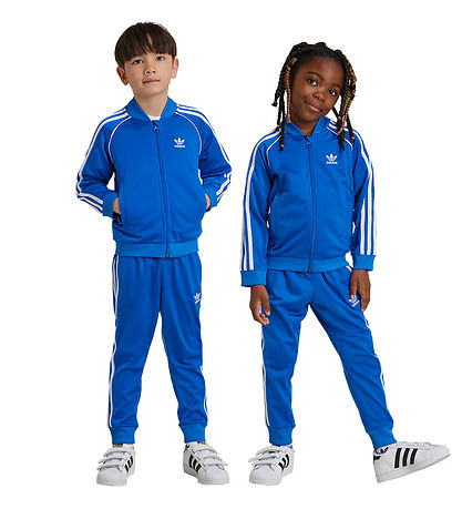 adidas Originals Træningssæt - SST Tracksuit - Blå/Hvid