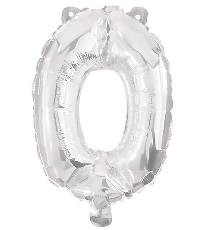 Decorata Party Foileballon - 95 cm - No 0 - Sølv