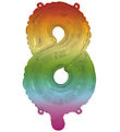 Decorata Party Foileballon - 95 cm - No 8 - Rainbow